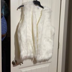 Faux fur vest